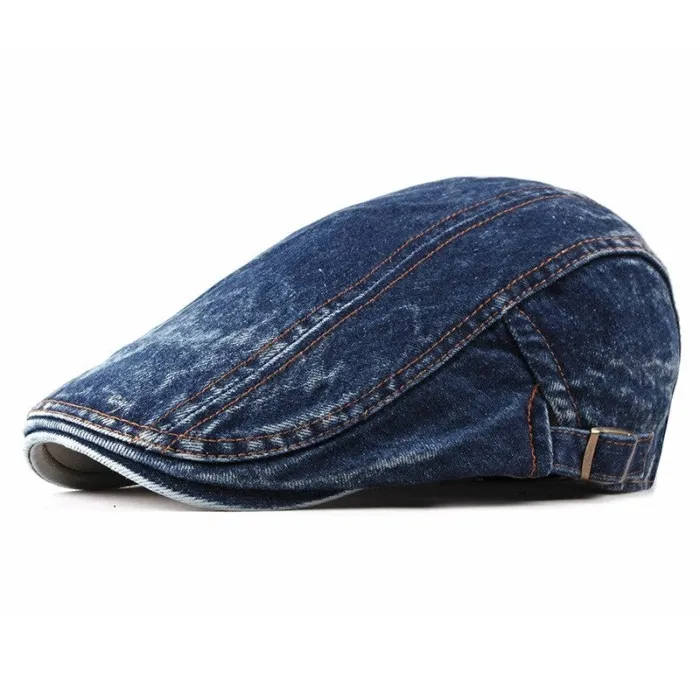 Klassisk denimhette - visir i andnebbstil