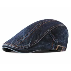Klassisk denimhette - visir i andnebbstil