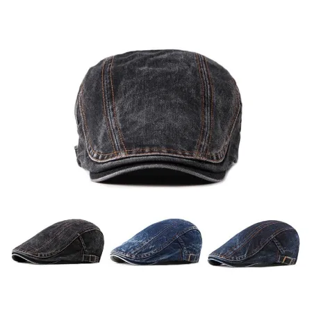 Klassisk denimhette - visir i andnebbstil