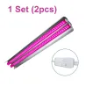 Fitolampada LED per piante - doppio tubo sospeso - spettro completo - idroponica - 50 cm