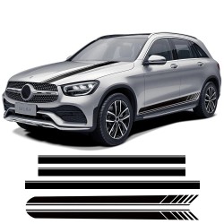 C63 style - side / roof stripes - car stickers - for Mercedes Benz GLC Class