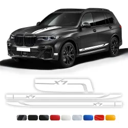 Grafiske sidestriper - bilvinylklistremerke - for BMW X7