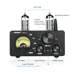 AIYIMA T9 - HiFi - Bluetooth 5.0 - forstærker - USB - 100W