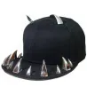 Trendy baseballhatt - med piggnagler - Hip Hop / punk / rock stil