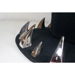 Trendig basebollhatt - med spiknitar - Hip Hop/punk/rock stil