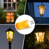 Lâmpada LED cintilante - efeito chama de vela - E14 / E27 / B22
