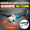 Meuleuse d'angle - brushless - sans fil - 4 vitesses - 800W
