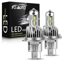 Bil / motorcykel LED-lampa - 6000K - CSP-chip - H1 / H3 / H7 / H11 / H4/9003/HB2 Hi/Lo / 9006/HB4 - 2 st