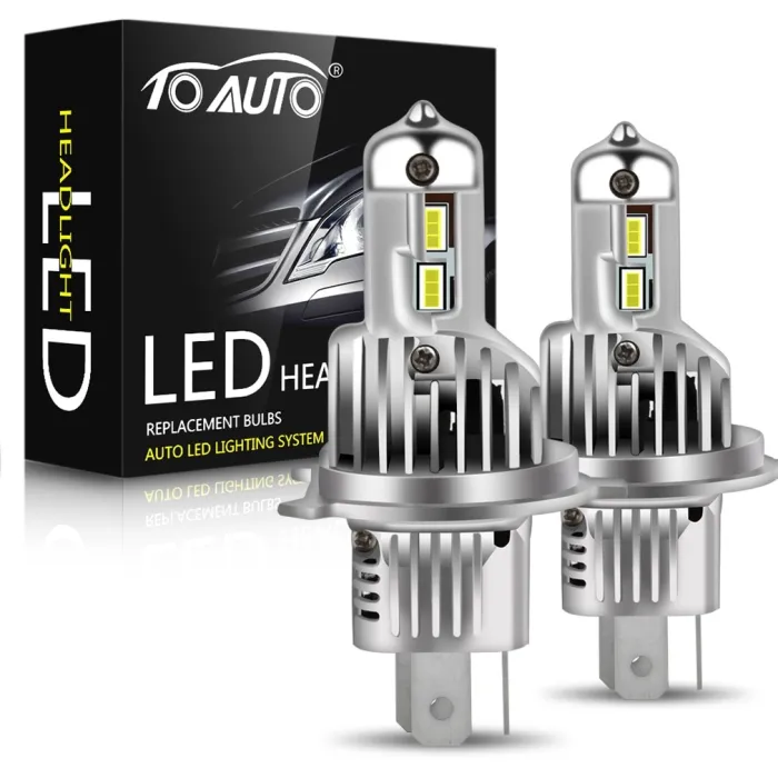 Bil / motorcykel LED-lampa - 6000K - CSP-chip - H1 / H3 / H7 / H11 / H4/9003/HB2 Hi/Lo / 9006/HB4 - 2 st