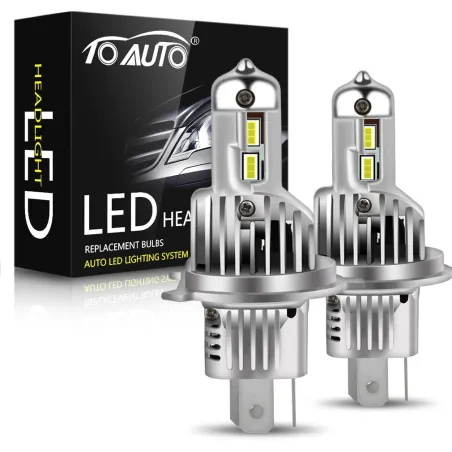 Bil / motorcykel LED-lampa - 6000K - CSP-chip - H1 / H3 / H7 / H11 / H4/9003/HB2 Hi/Lo / 9006/HB4 - 2 st