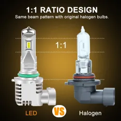 Bil / motorcykel LED-lampa - 6000K - CSP-chip - H1 / H3 / H7 / H11 / H4/9003/HB2 Hi/Lo / 9006/HB4 - 2 st