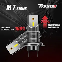 H7Luz antiniebla para automóvil - bombilla súper brillante - H7 - LED - 150W - 2 piezas