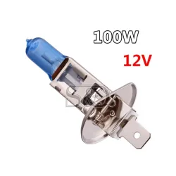 H1 - 100W - 12V - 5000k weiß - Halogenbirne - Autoscheinwerfer - 10 Stück