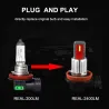 Bil LED-lampa - dimma / signal / körlampa - superljus - H1 / H3 - 2 st