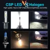 LED billampa - superljus - H1 / H3 - 20W - 6000K - 2 st