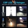 LED car bulb - super bright - H1 / H3 - 20W - 6000K - 2 piecesH3