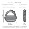 Jellybox - protective case - for Apple AirPods Max - transparent storage box