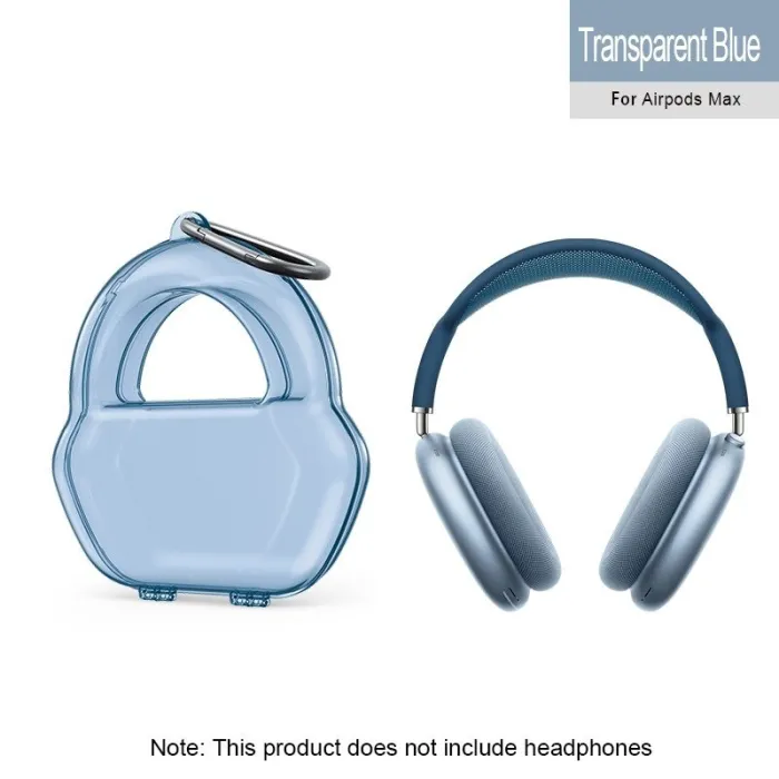 Jellybox - estojo protetor - para Apple AirPods Max - caixa de armazenamento transparente