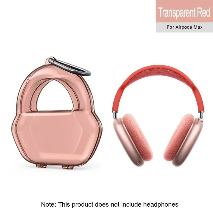 Jellybox - estojo protetor - para Apple AirPods Max - caixa de armazenamento transparente