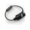 Sigarettenneruttak for bil - USB 5V Til 12V - kablet