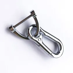 llaveroLlavero de metal - Rotación de 360 grados - Desmontable - Forma de D