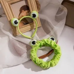 Breitkrempiges Stirnband - lustiger Frosch