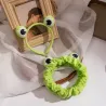 Breitkrempiges Stirnband - lustiger Frosch