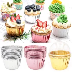 Fodere per cupcake in carta - pirottini - resistenti all'olio