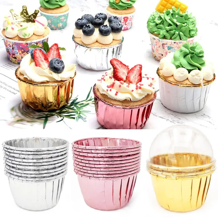 Utensilios para hornearForros de papel para cupcakes - tazas para hornear - a prueba de aceite