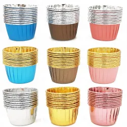 Papir cupcake liners - bakekopper - oljefast