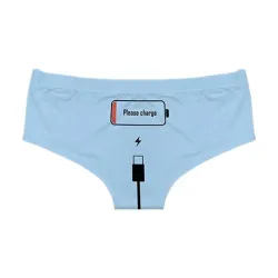 Sexy truser - sømløs - lav midje - Please Charge-skrift