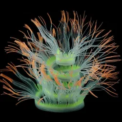 Flexibel siliconen koraal / anemoon - glowing in dark - aquariumdecoratieAquarium