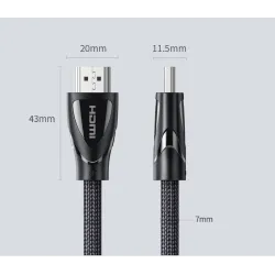 Ugreen - Cavo HDMI 2.1 - 8K/60Hz / 4K/120Hz - 48Gbps - HDR10 / HDCP2.2