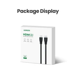 Ugreen - Cavo HDMI 2.1 - 8K/60Hz / 4K/120Hz - 48Gbps - HDR10 / HDCP2.2