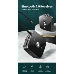 UGREEN - Bluetooth 5.0 RCA receiver - aptX LL 3.5mm jack - Aux - wireless adapter