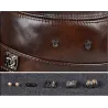 Platte baseballcap - met oorkleppen - echt leerHoeden & Petten