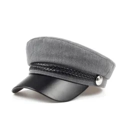 Sombreros & gorrasGorra de moda con visera - estilo militar / capitán - unisex