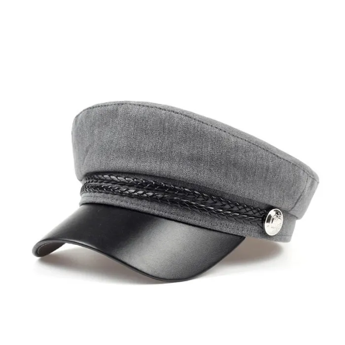 Sombreros & gorrasGorra de moda con visera - estilo militar / capitán - unisex