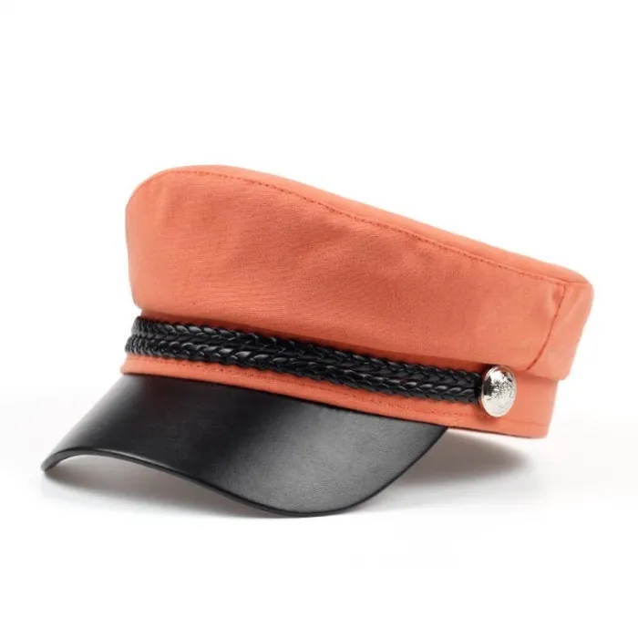 Berretto alla moda con visiera - stile militare/capitano - unisex