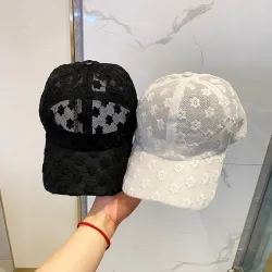 Baseballhette med blonder - mesh / bomull - justerbar