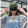 Sombreros & gorrasGorra de béisbol de algodón - con gafas - ajustable - unisex - estilo piloto