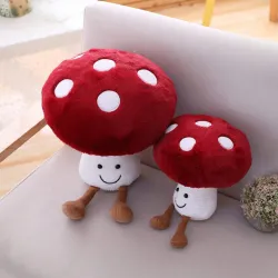 Animales de pelucheAlmohada en forma de hongo - peluche