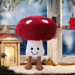 Oreiller en forme de champignon - peluche