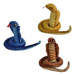Cobra shaped pillow - plush toy
