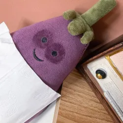 Animales de pelucheAlmohada con forma de berenjena - peluche