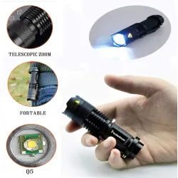 MECO Q5 - aluminiowa mini latarka LED - 500LMLatarka
