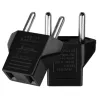 EnchufesEE. UU. A la UE - plana a redonda - adaptador de enchufe - convertidor - 5 piezas