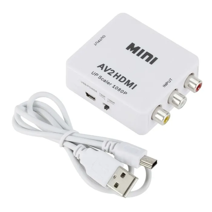 Adattatore convertitore da AV a HDMI AV2HDMI 1080p