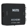 Adaptador conversor AV para HDMI AV2HDMI 1080p