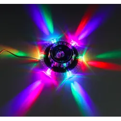 Lampe disco LED tournesol - son activé